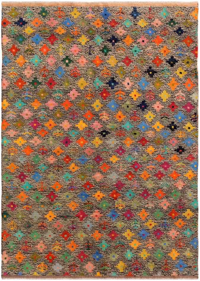 Detail image of 5' 6 x 7' 10 Hand Knotted Balouch Wool Rug