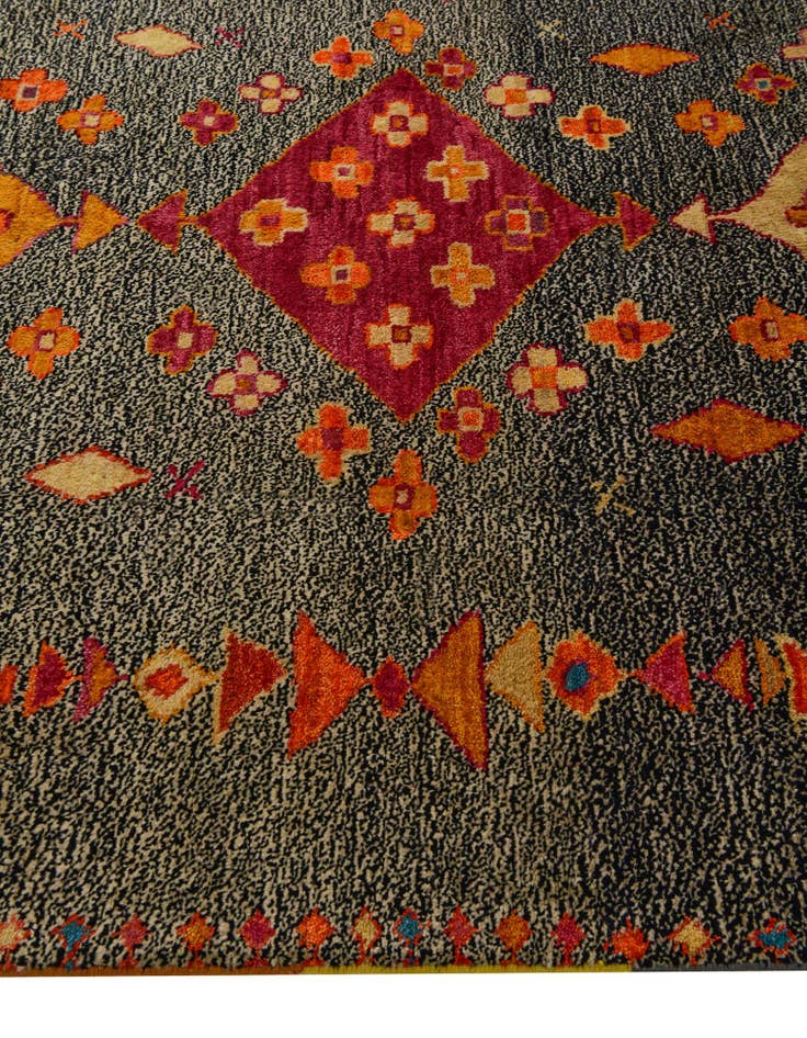 Detail image of 5' 9 x 8' 2 Hand Knotted Balouch Wool Rug