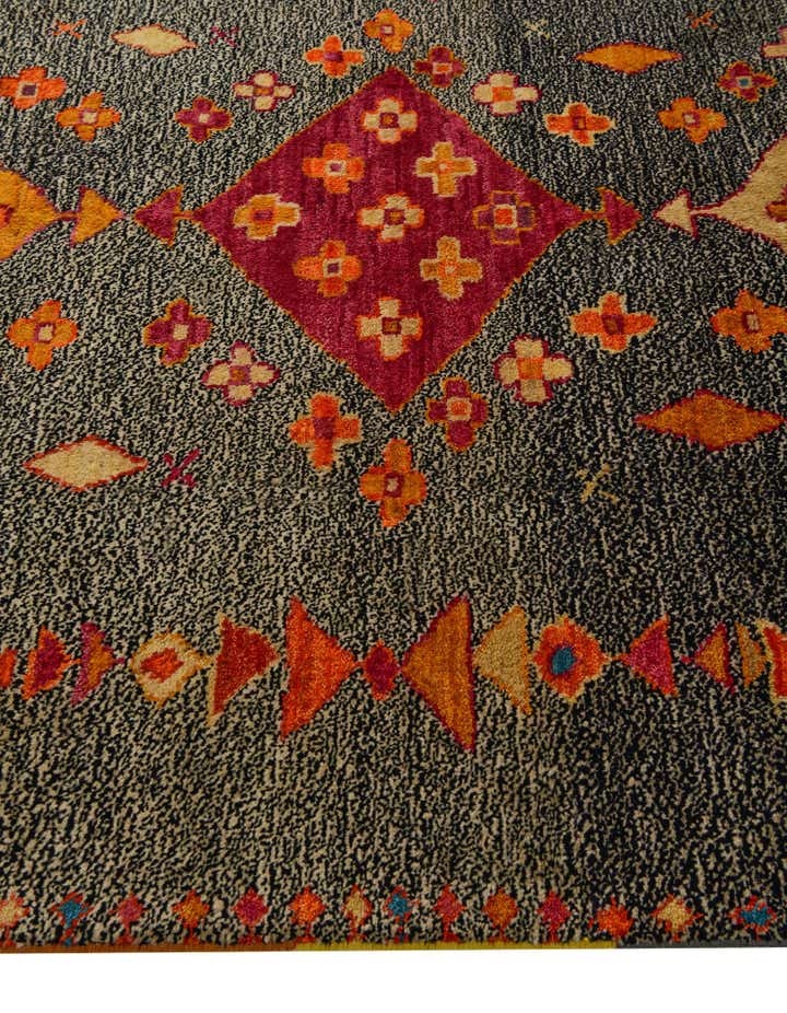 5' 9 x 8' 2 Hand Knotted Balouch Wool Rug