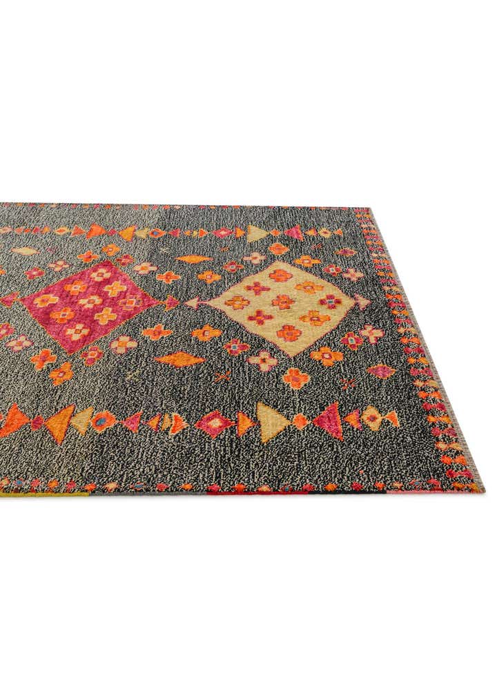 5' 9 x 8' 2 Hand Knotted Balouch Wool Rug