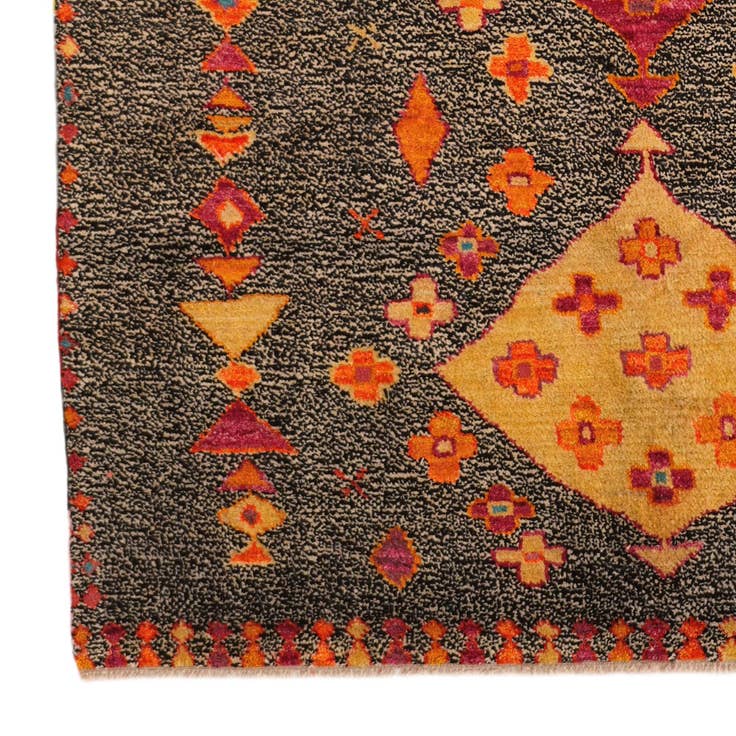 Detail image of 5' 9 x 8' 2 Hand Knotted Balouch Wool Rug