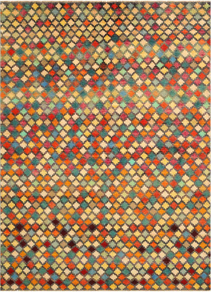 6' x 8' 1 Hand Knotted Balouch Wool Rug