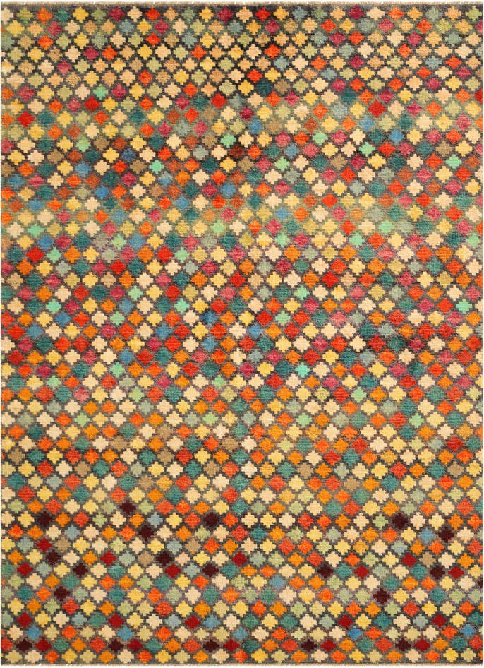 Detail image of 6' x 8' 1 Hand Knotted Balouch Wool Rug