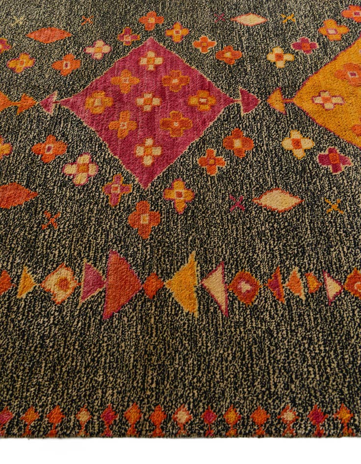 Detail image of 6' 2 x 8' Hand Knotted Balouch Wool Rug