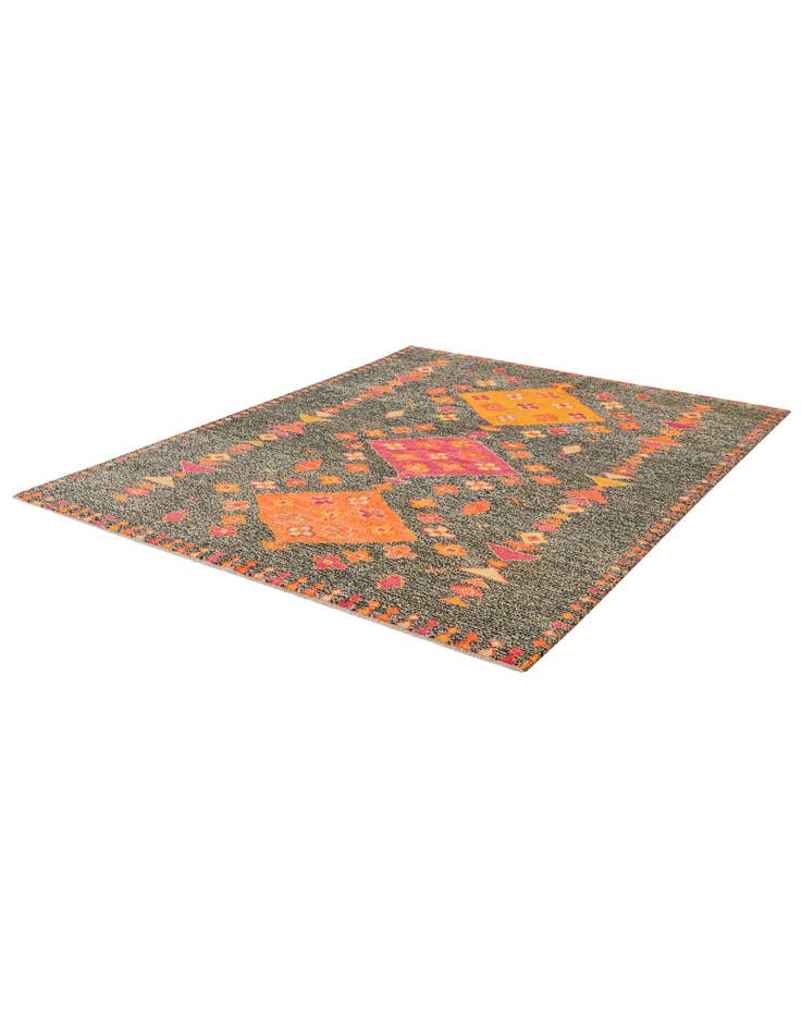 Detail image of 6' 2 x 8' Hand Knotted Balouch Wool Rug