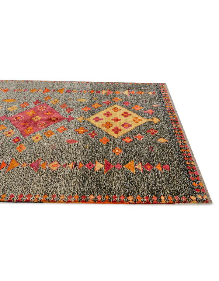 6' x 7' 11 Hand Knotted Balouch Wool Rug