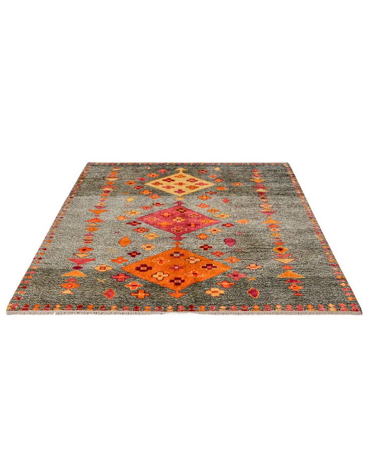 Detail image of 6' x 7' 11 Hand Knotted Balouch Wool Rug