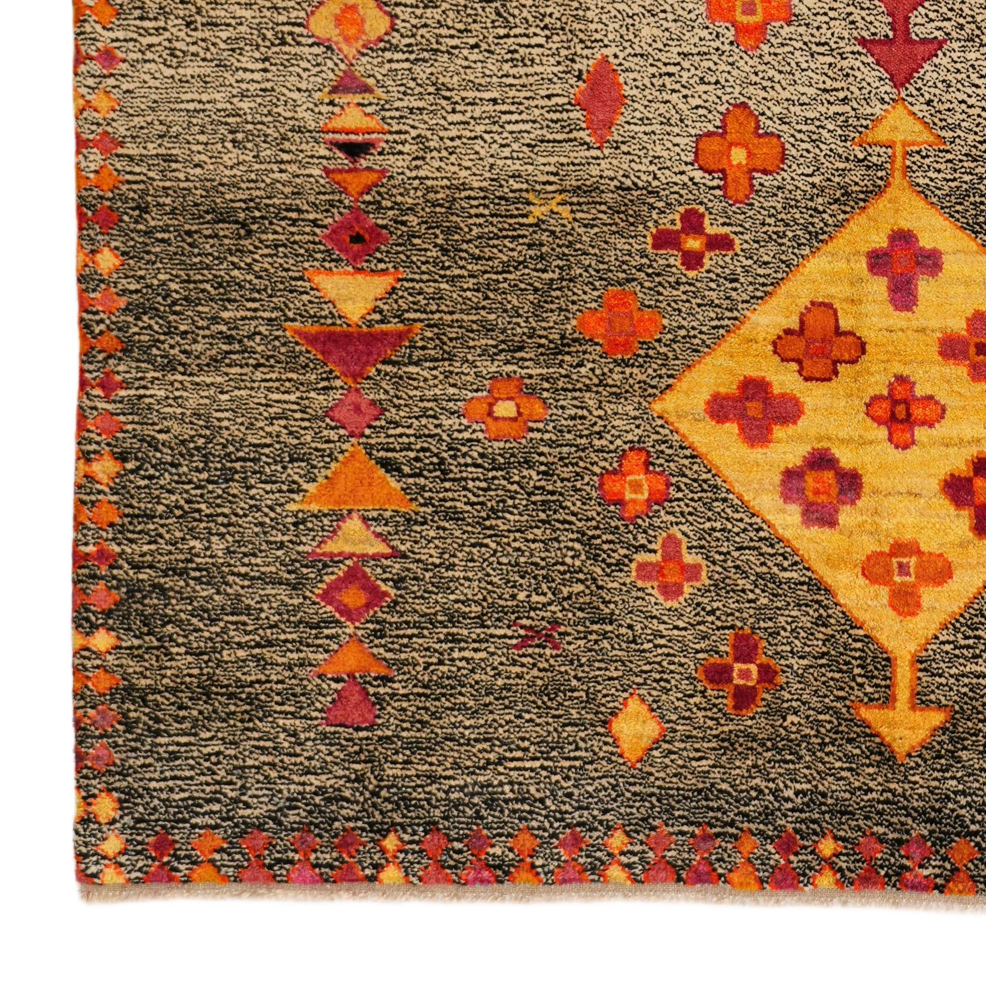 6' x 7' 11 Hand Knotted Balouch Wool Rug