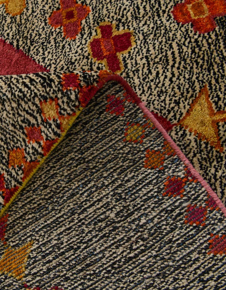 Detail image of 6' x 7' 11 Hand Knotted Balouch Wool Rug