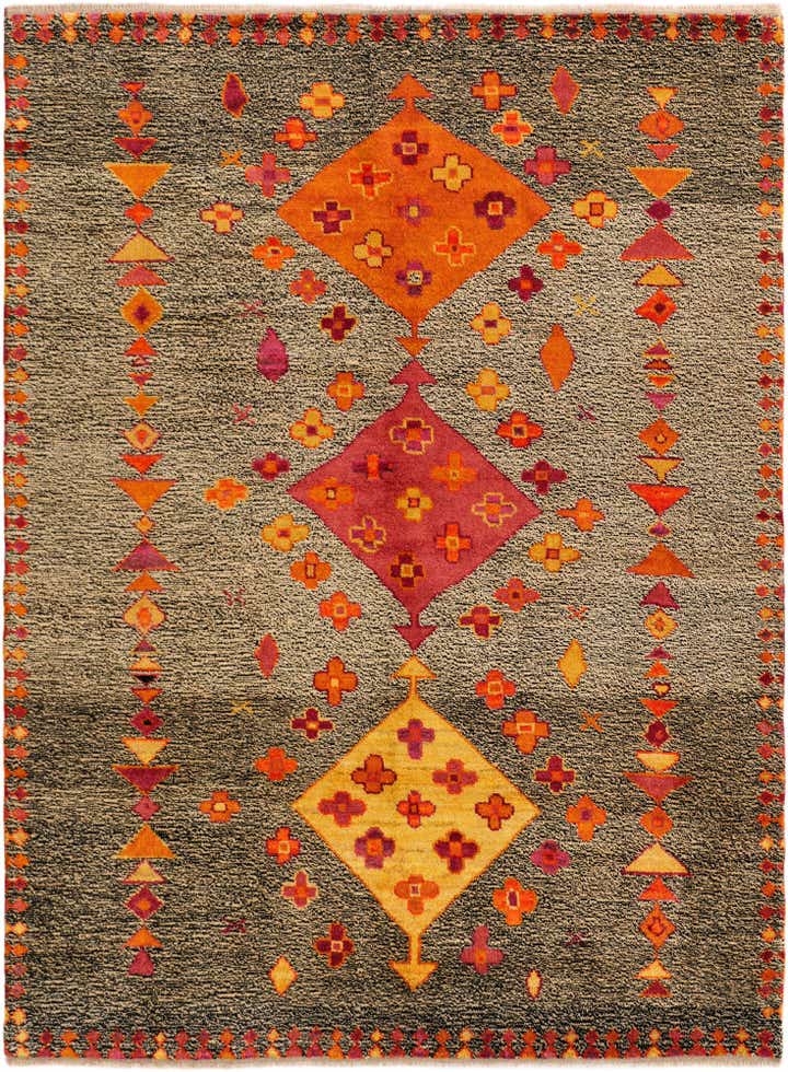 6' x 7' 11 Hand Knotted Balouch Wool Rug