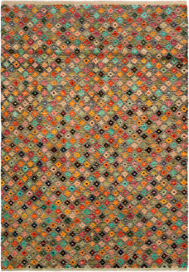 Detail image of 5' 5 x 7' 11 Hand Knotted Balouch Wool Rug