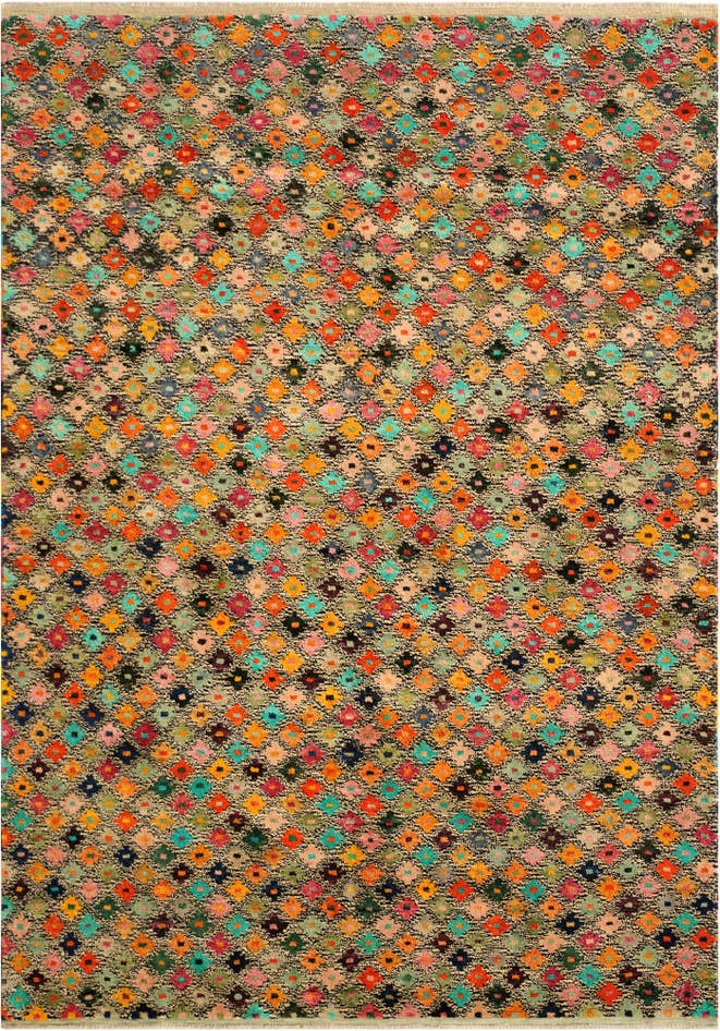 Detail image of 5' 5 x 7' 11 Hand Knotted Balouch Wool Rug