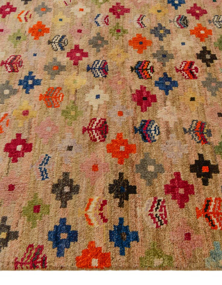 Detail image of 4' 4 x 5' 11 Hand Knotted Balouch Wool Rug