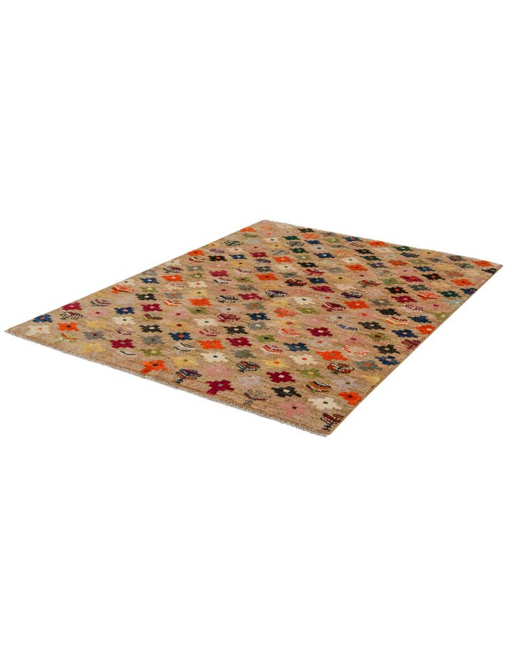 Detail image of 4' 4 x 5' 11 Hand Knotted Balouch Wool Rug