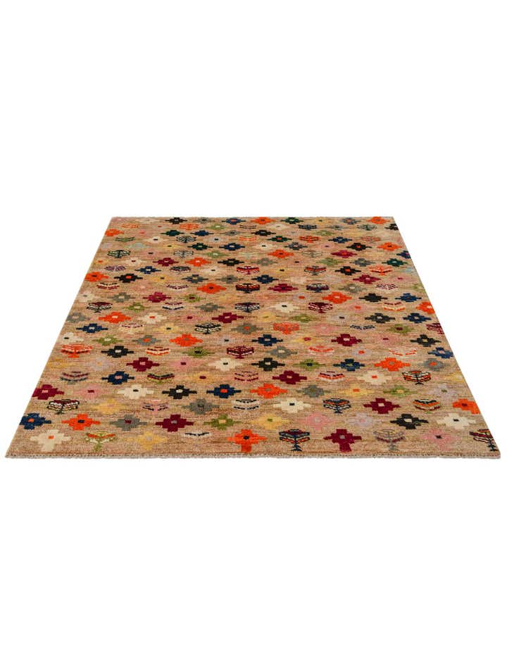 4' 4 x 5' 11 Hand Knotted Balouch Wool Rug