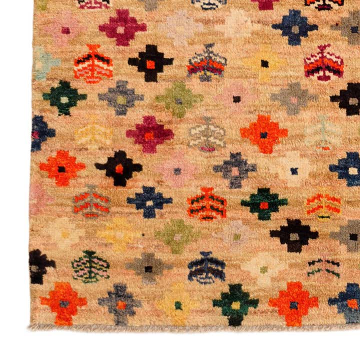4' 4 x 5' 11 Hand Knotted Balouch Wool Rug