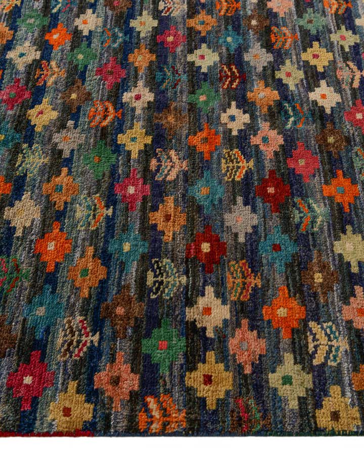 4' 6 x 6' 1 Hand Knotted Balouch Wool Rug