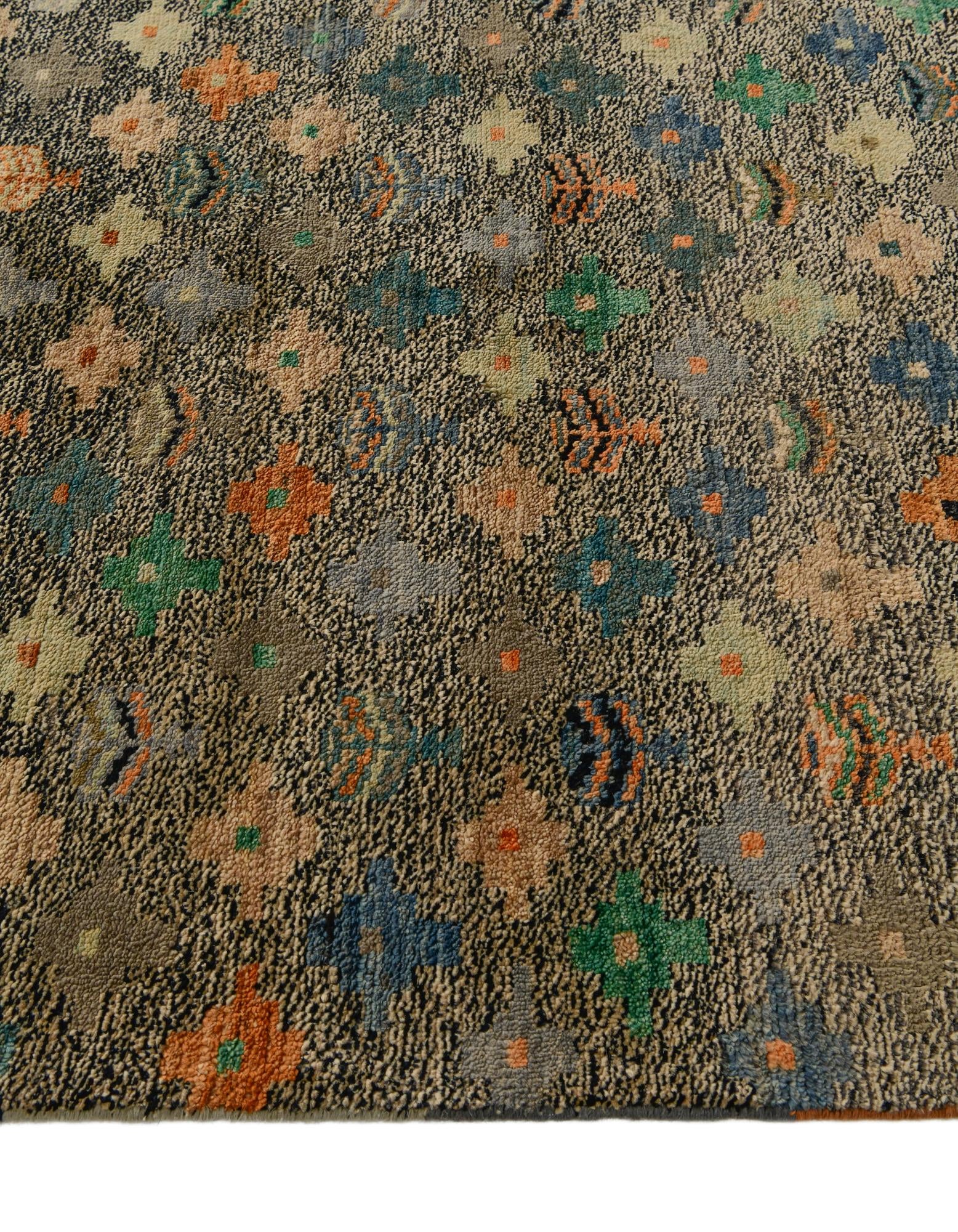 4' 5 x 6' Hand Knotted Balouch Wool Rug