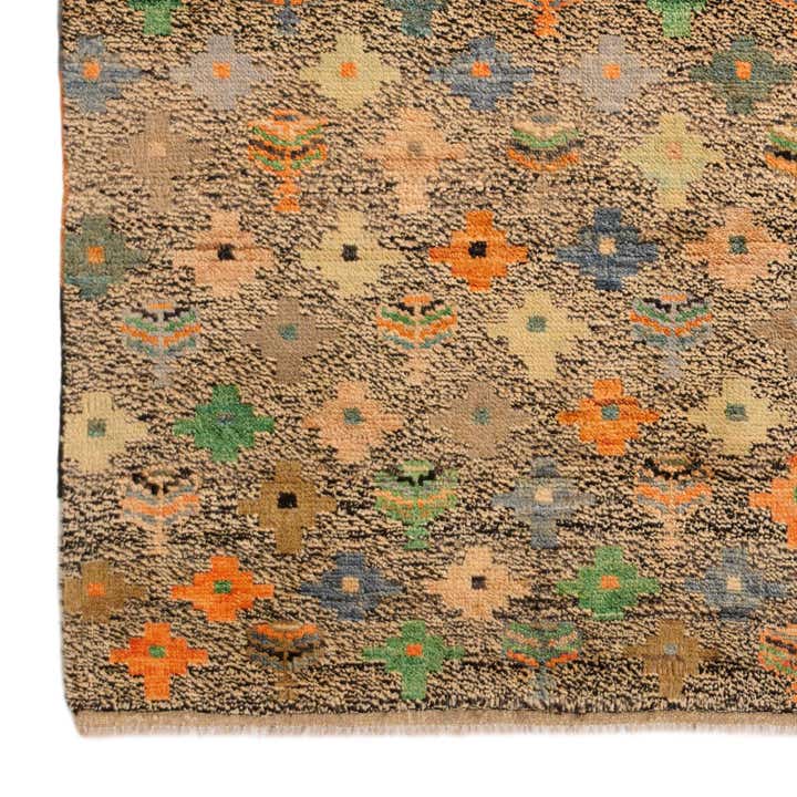 4' 5 x 6' Hand Knotted Balouch Wool Rug