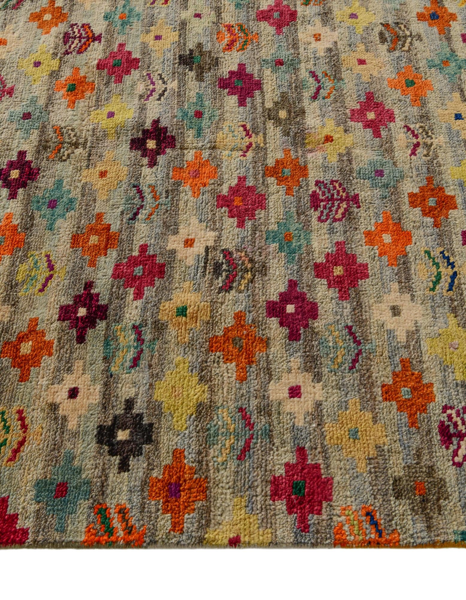 4' 5 x 6' 2 Hand Knotted Balouch Wool Rug