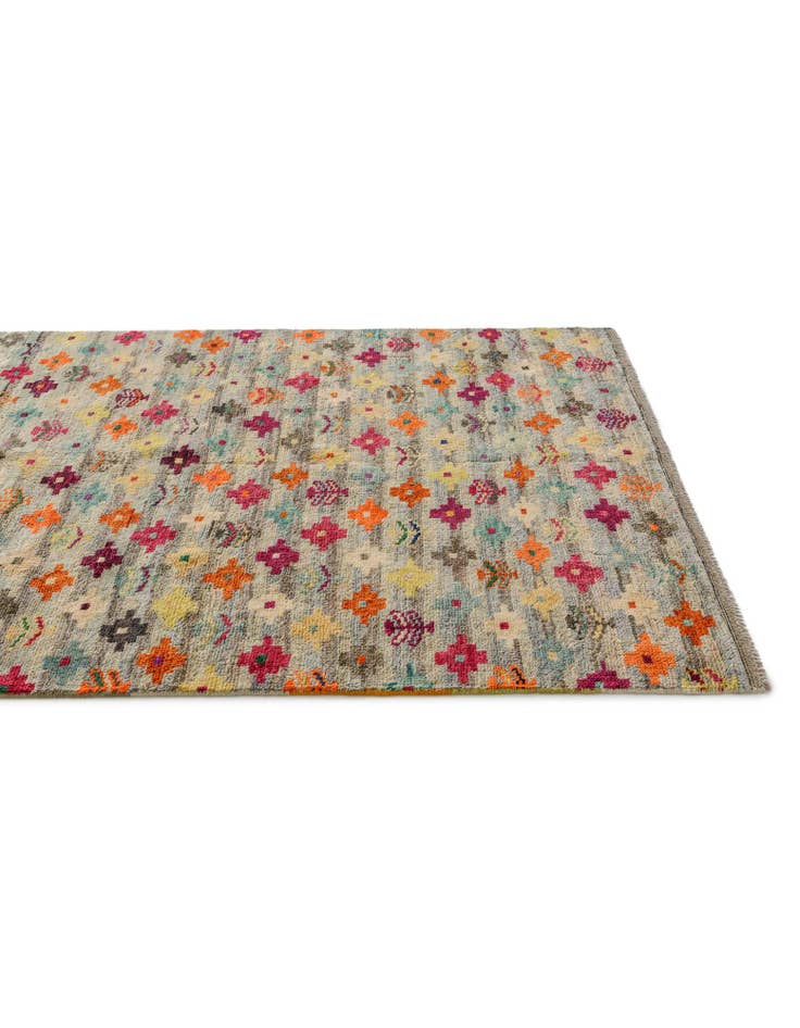Detail image of 4' 5 x 6' 2 Hand Knotted Balouch Wool Rug
