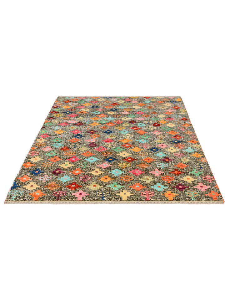 Detail image of 4' 4 x 6' 1 Hand Knotted Balouch Wool Rug