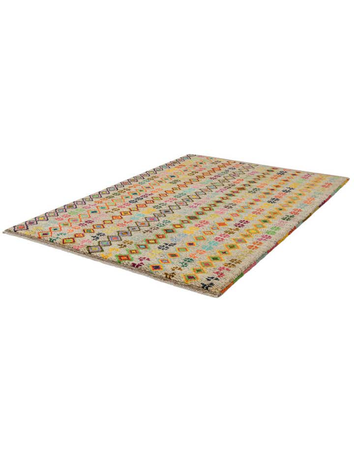 4' 4 x 6' 3 Hand Knotted Balouch Wool Rug