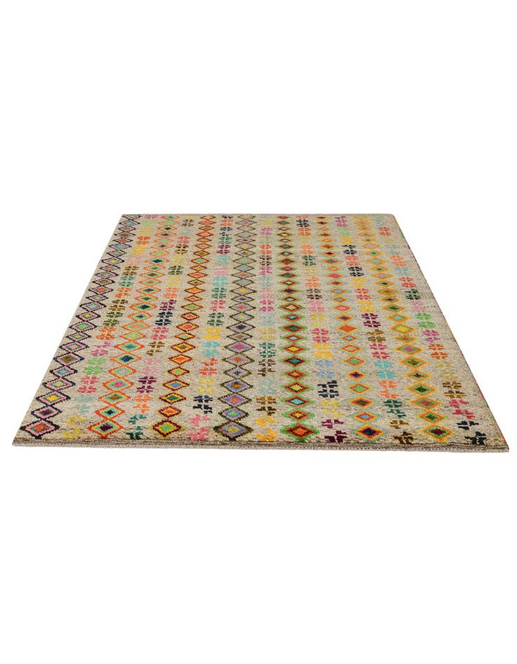 Detail image of 4' 4 x 6' 3 Hand Knotted Balouch Wool Rug