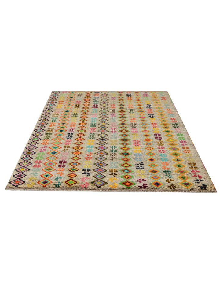 4' 4 x 6' 3 Hand Knotted Balouch Wool Rug