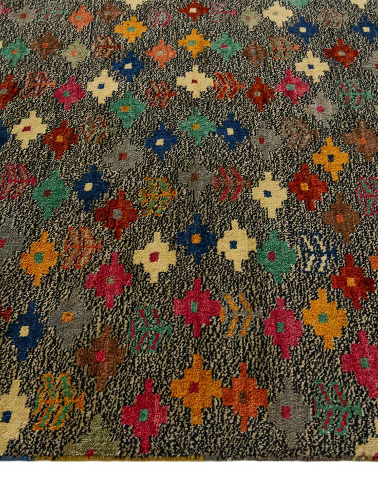 Detail image of 4' 4 x 5' 11 Hand Knotted Balouch Wool Rug