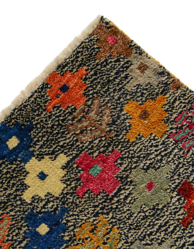 Detail image of 4' 4 x 5' 11 Hand Knotted Balouch Wool Rug