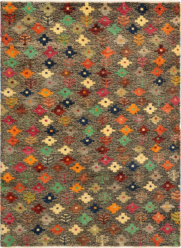 4' 4 x 5' 11 Hand Knotted Balouch Wool Rug