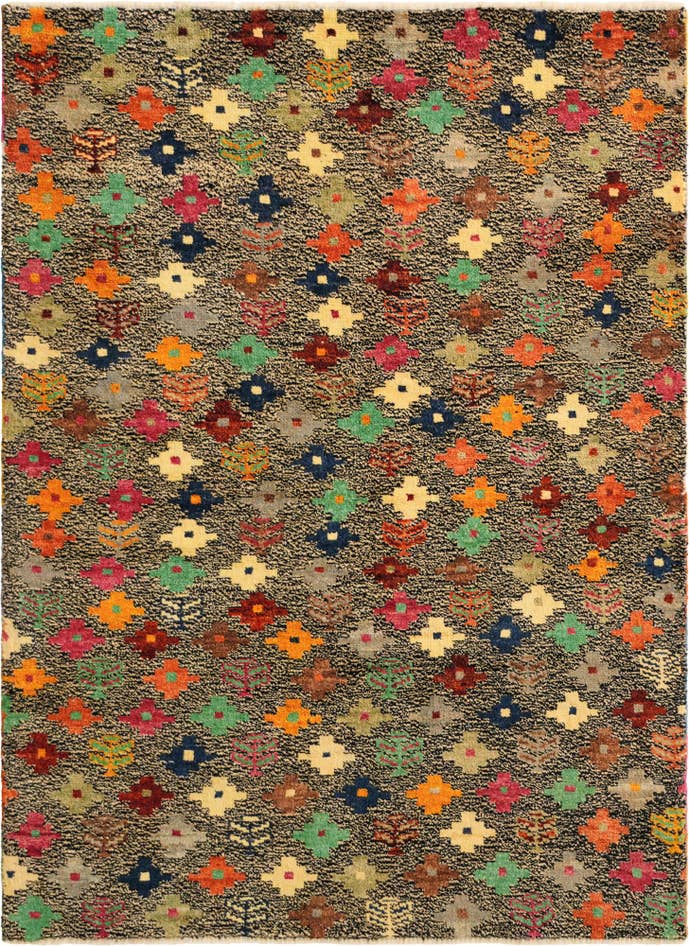 Detail image of 4' 4 x 5' 11 Hand Knotted Balouch Wool Rug