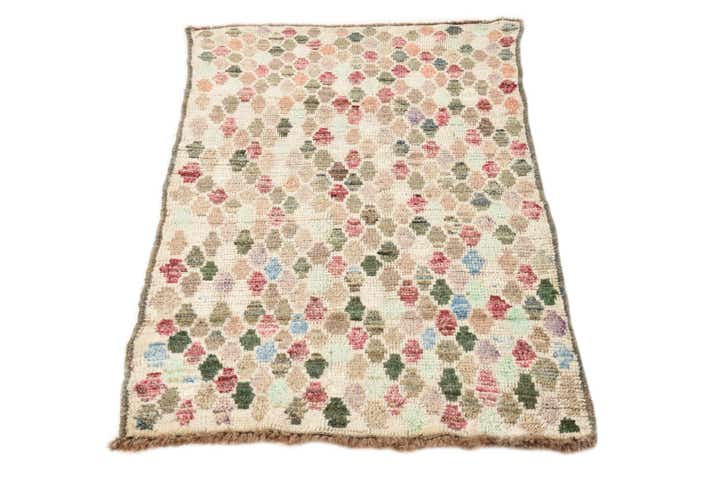 2' 7 x 4' 4 Hand Knotted Balouch Wool Rug