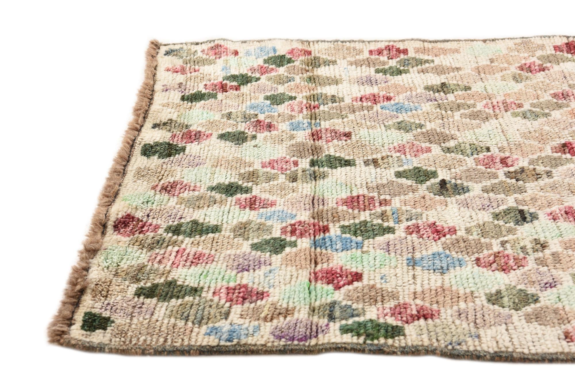 2' 7 x 4' 4 Hand Knotted Balouch Wool Rug