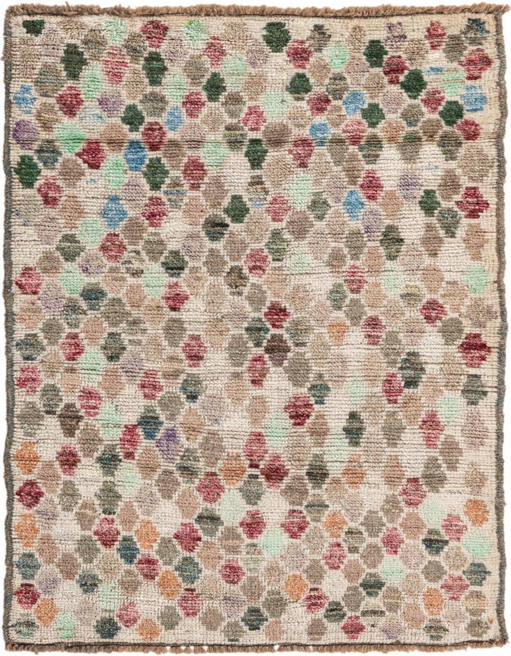 Detail image of 2' 7 x 4' 4 Hand Knotted Balouch Wool Rug