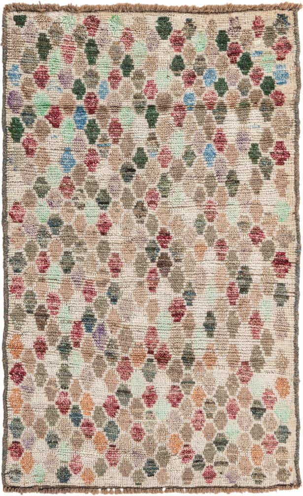 2' 7 x 4' 4 Hand Knotted Balouch Wool Rug
