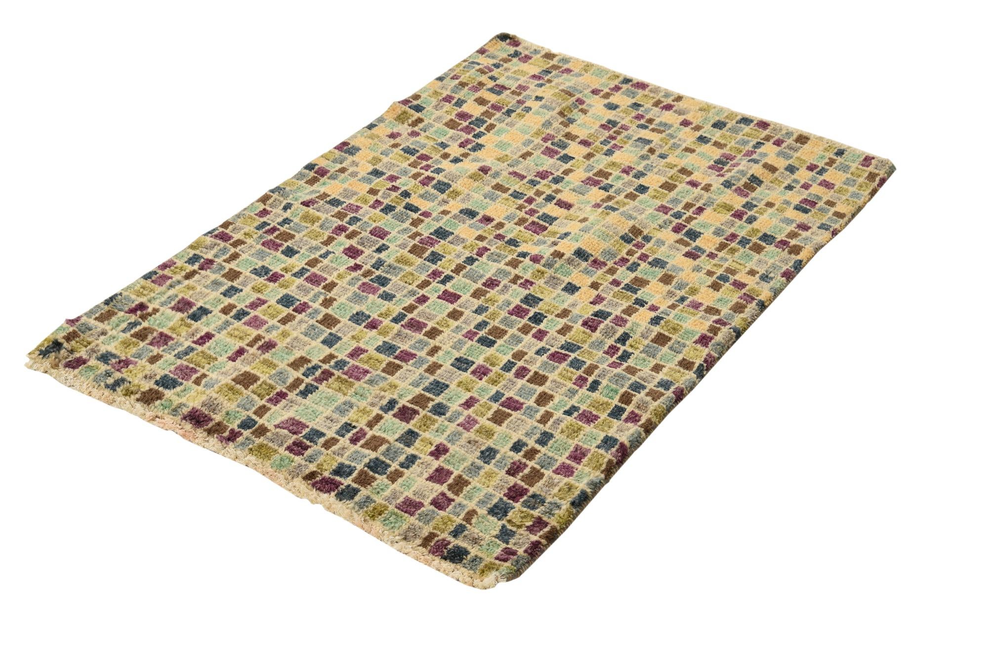 2' 10 x 4' 3 Hand Knotted Balouch Wool Rug