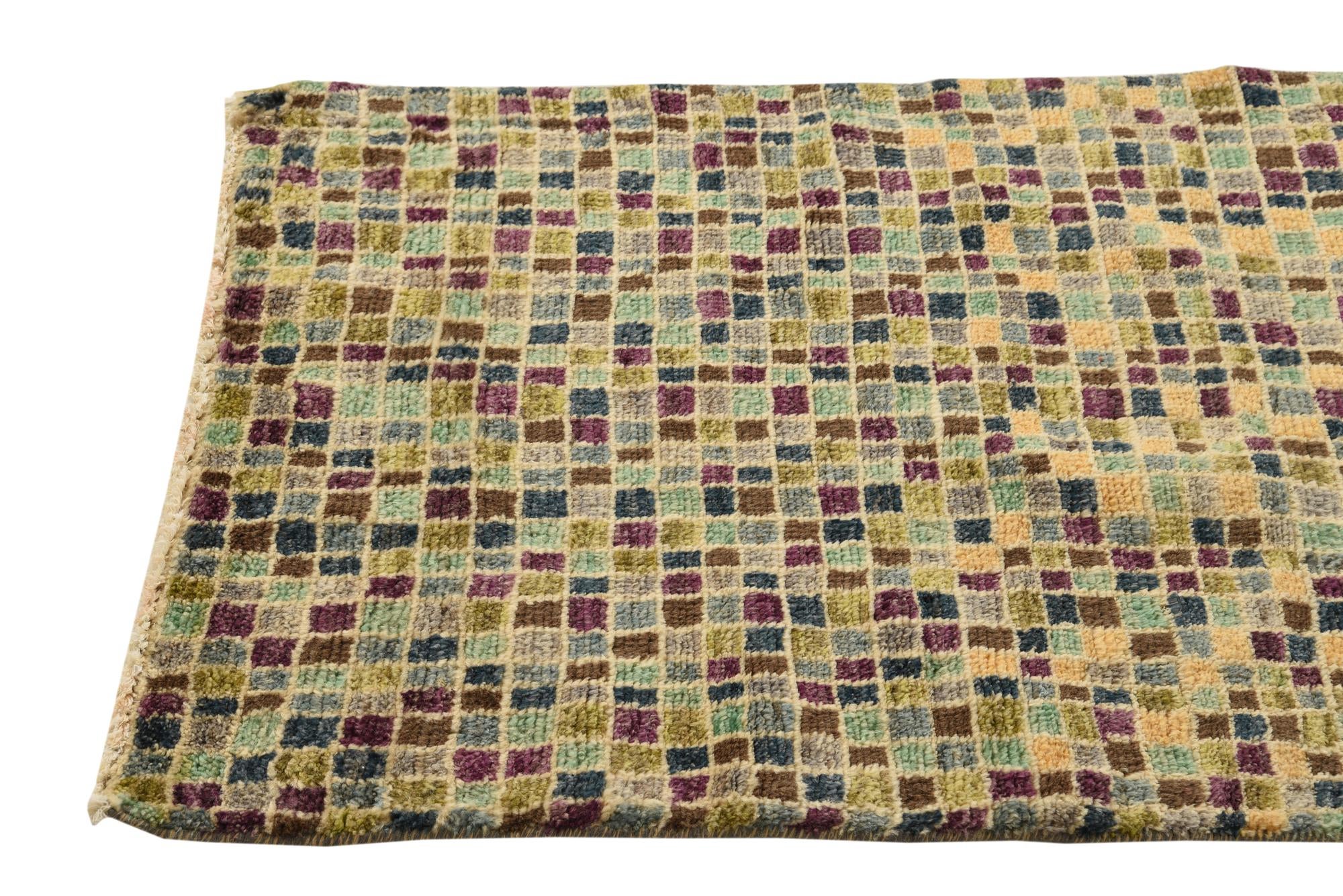 2' 10 x 4' 3 Hand Knotted Balouch Wool Rug