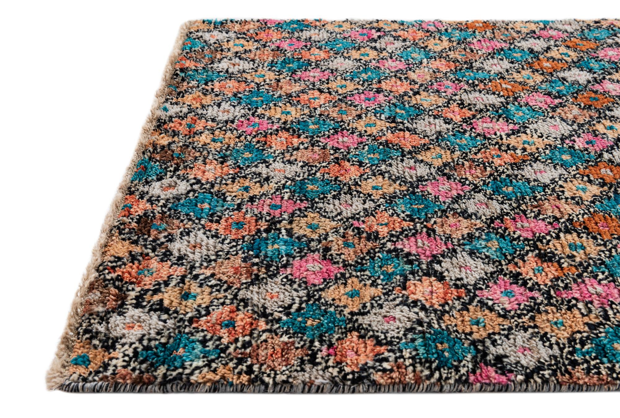 3' 2 x 5' 2 Hand Knotted Balouch Wool Rug