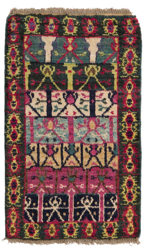 2' 6 x 4' 2 Hand Knotted Balouch Wool Rug
