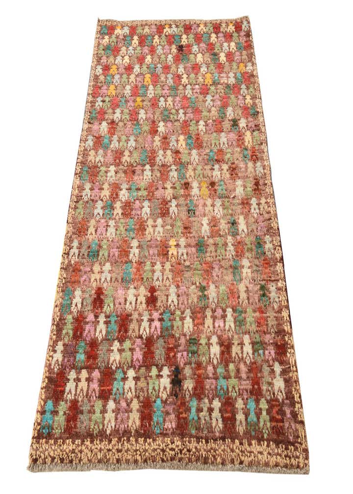 3' 8 x 6' Hand Knotted Balouch Wool Rug