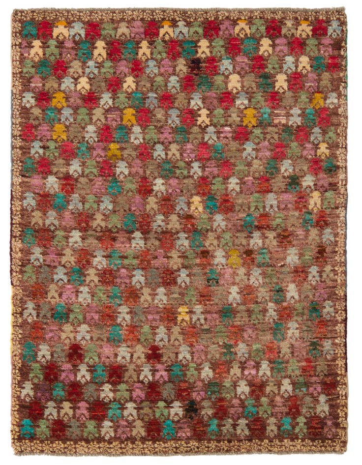 Detail image of 3' 8 x 6' Hand Knotted Balouch Wool Rug