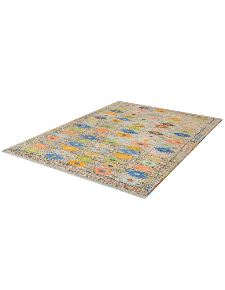 Detail image of 4' 6 x 6' 4 Hand Knotted Balouch Wool Rug