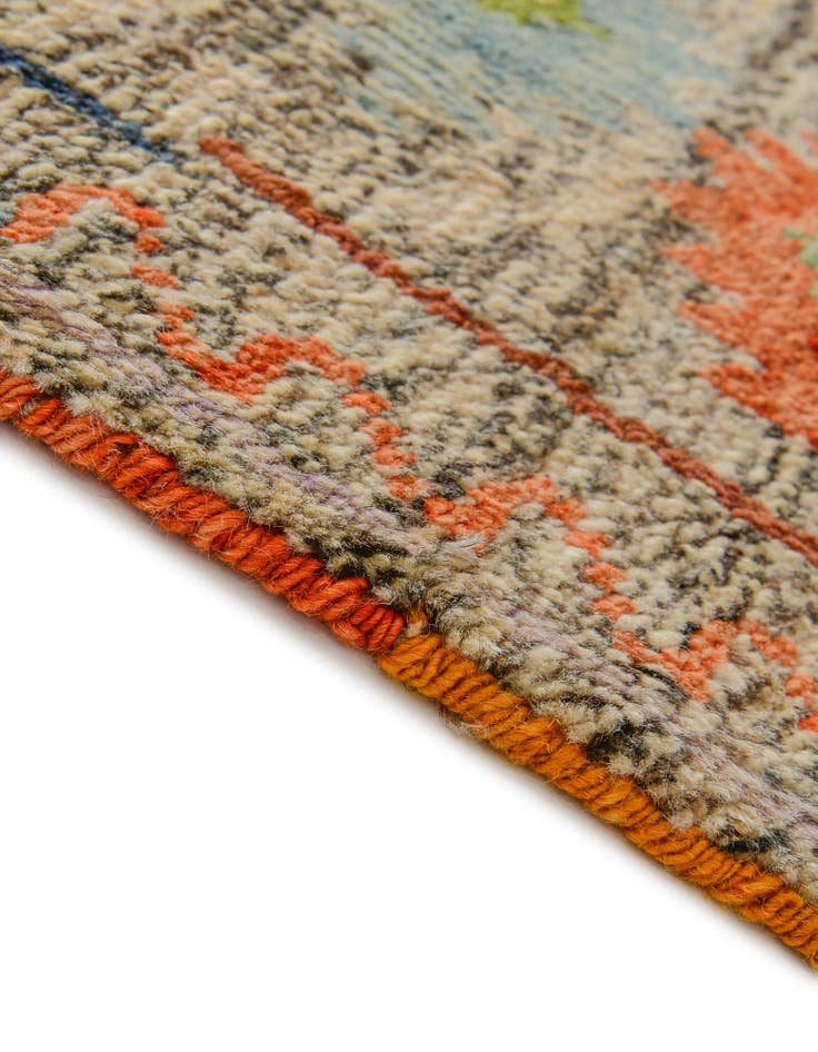 Detail image of 4' 6 x 6' 4 Hand Knotted Balouch Wool Rug