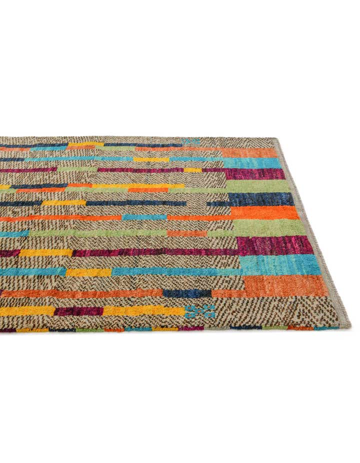4' 4 x 6' 1 Hand Knotted Balouch Wool Rug