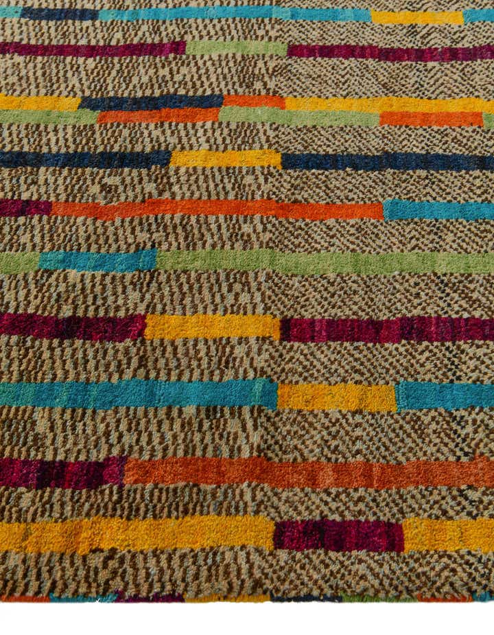 4' 4 x 6' 1 Hand Knotted Balouch Wool Rug