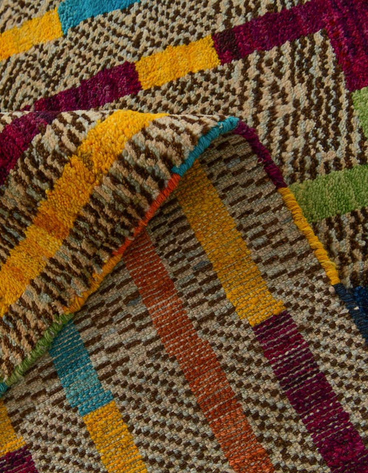 Detail image of 4' 4 x 6' 1 Hand Knotted Balouch Wool Rug