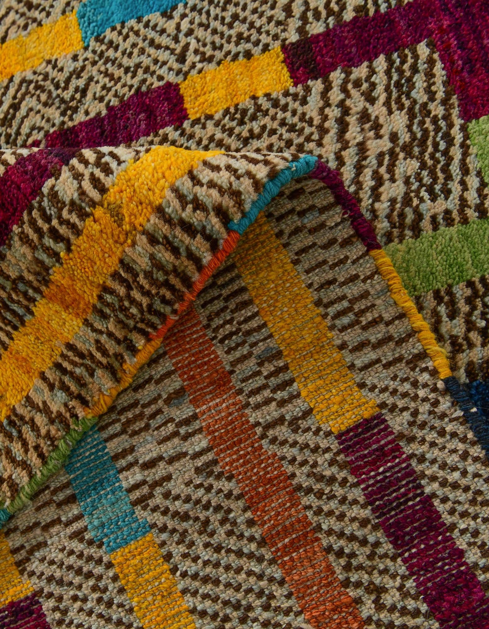 4' 4 x 6' 1 Hand Knotted Balouch Wool Rug