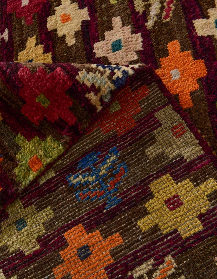 Detail image of 4' 6 x 6' 3 Hand Knotted Balouch Wool Rug